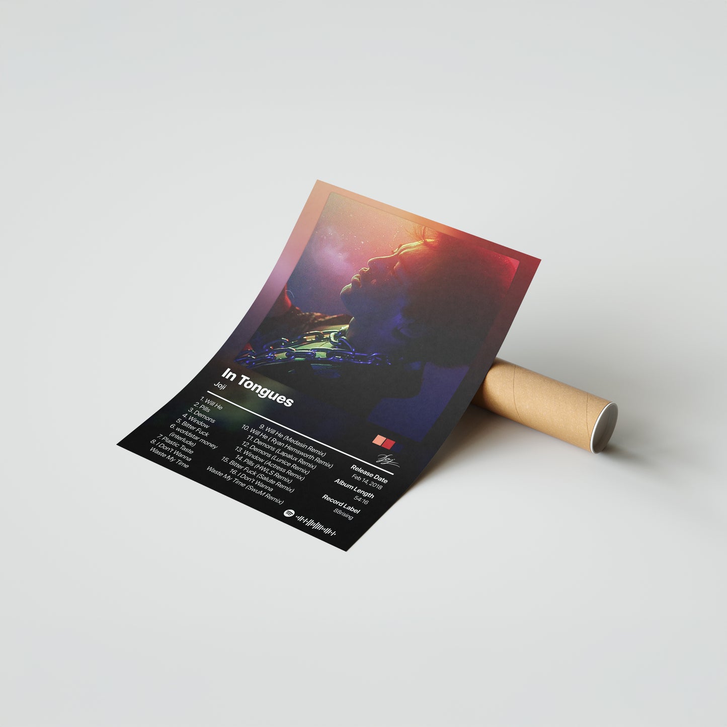 Joji In Tongues (Deluxe) Album Poster
