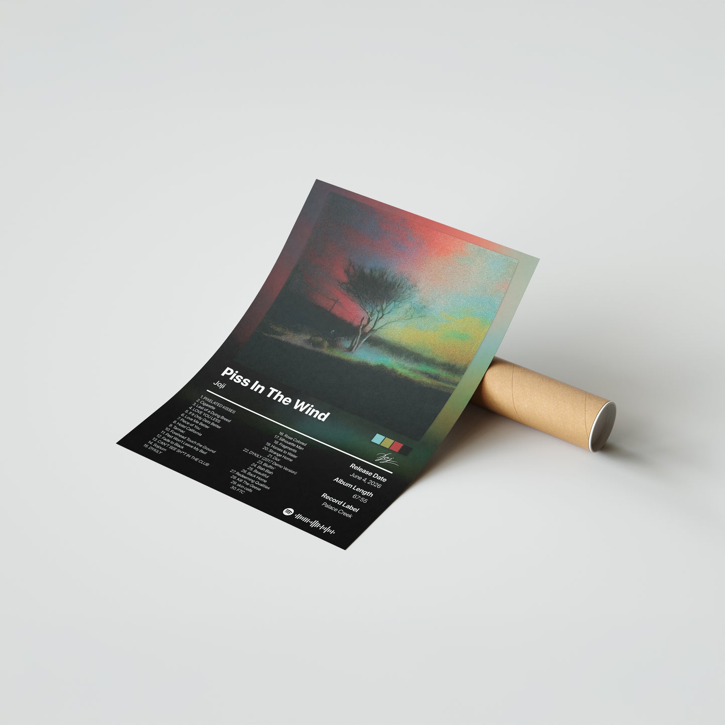 Joji Piss In The Wind (Deluxe) Album Poster