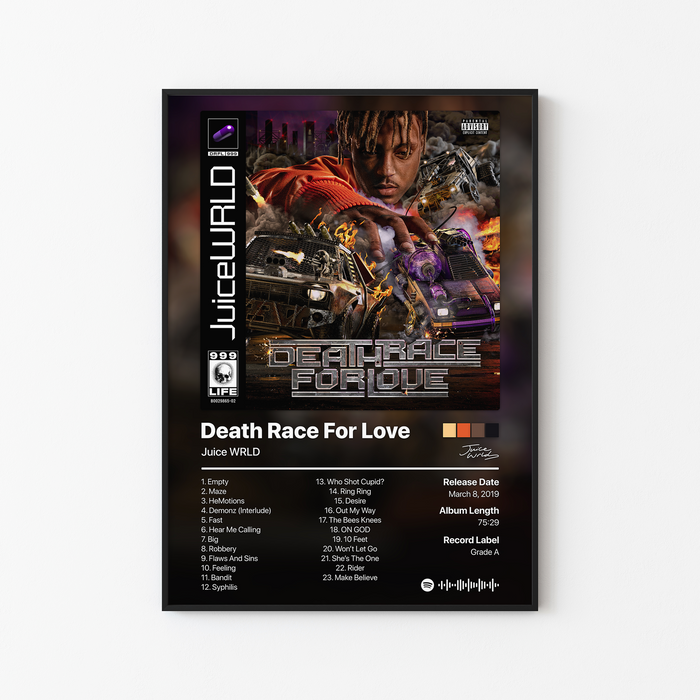 Juice WRLD Death Race For Love Album Poster