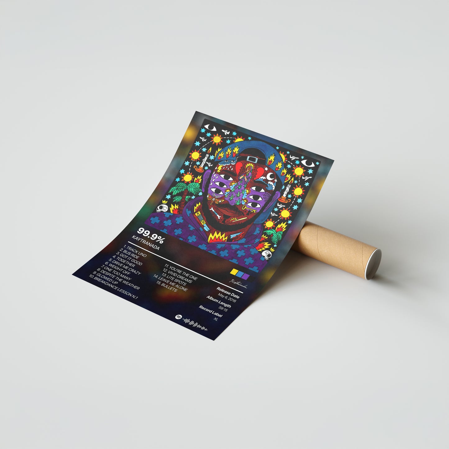 KAYTRANADA 99.9% Album Poster