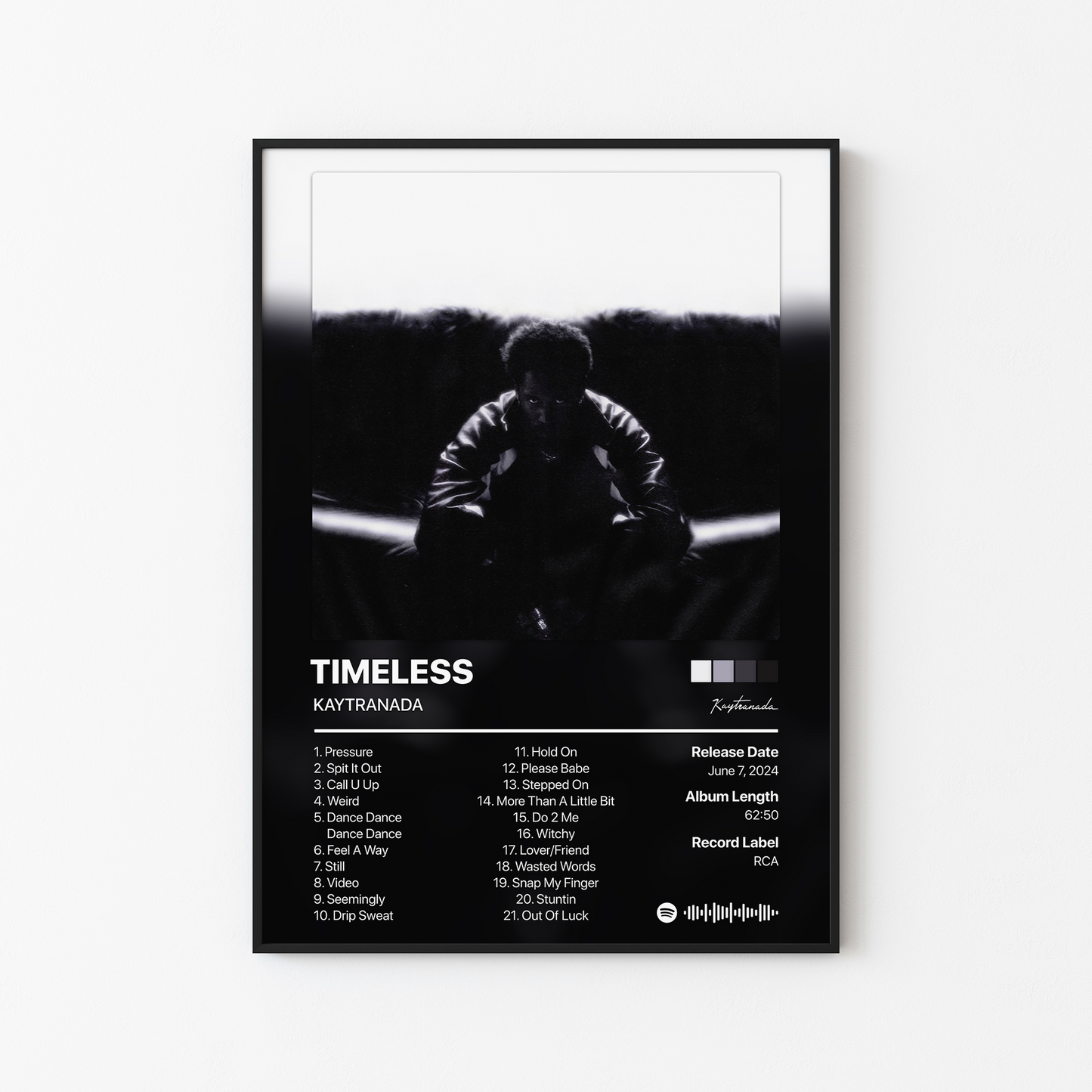 KAYTRANADA TIMELESS Album Poster