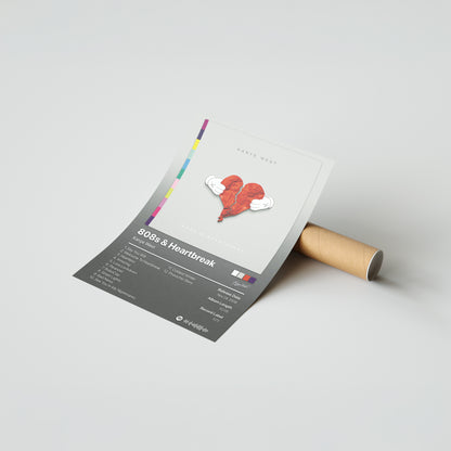 Kanye West 808s and Heartbreak Album Poster