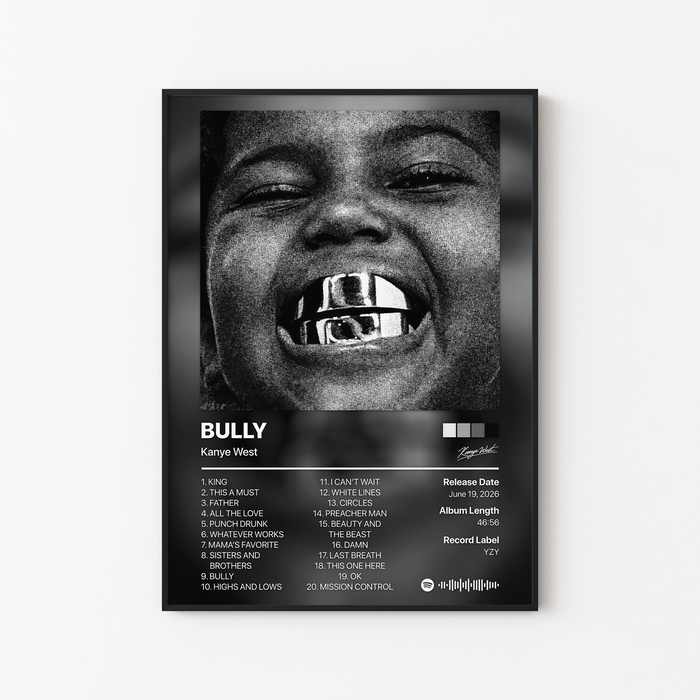 Kanye West BULLY (Deluxe) Album Poster