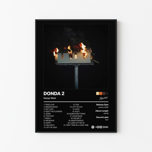 Kanye West DONDA 2 Album Poster