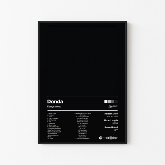 Kanye West Donda Album Poster