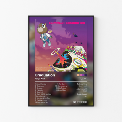 Kanye West Graduation Album Poster