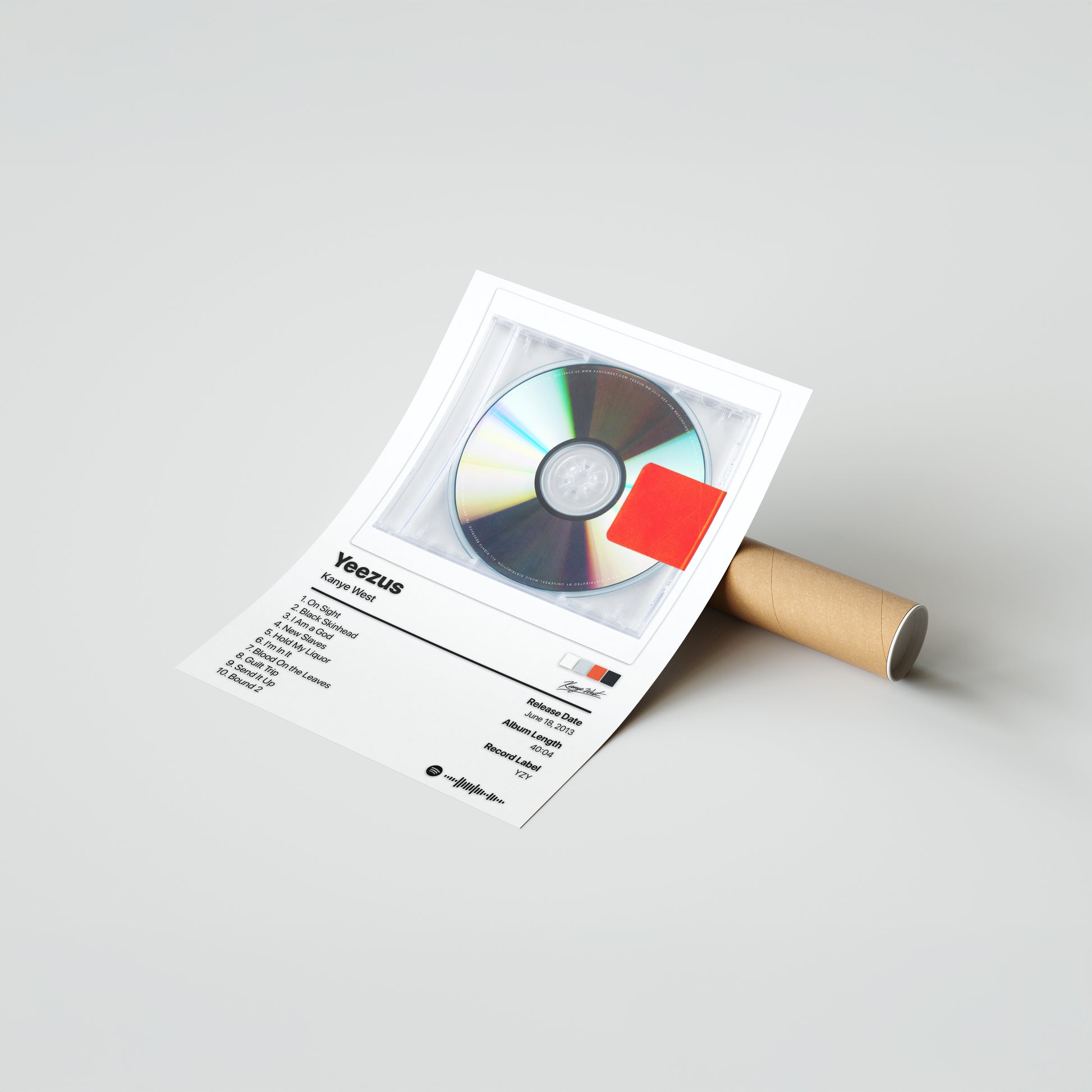 Kanye West Yeezus Album Poster