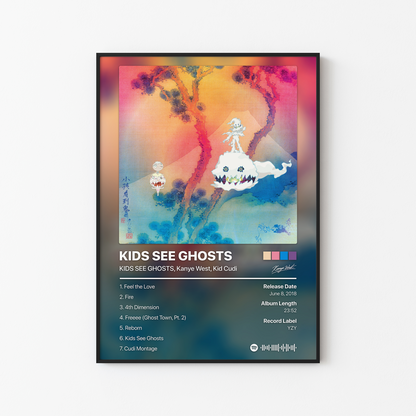 Kanye West KIDS SEE GHOSTS Album Poster