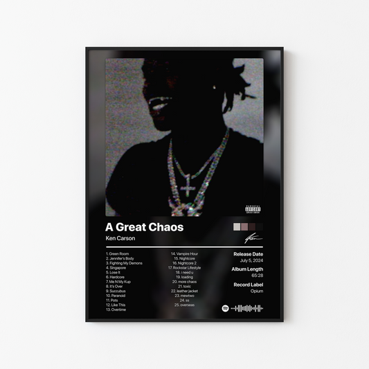 Ken Carson A Great Chaos Album Poster