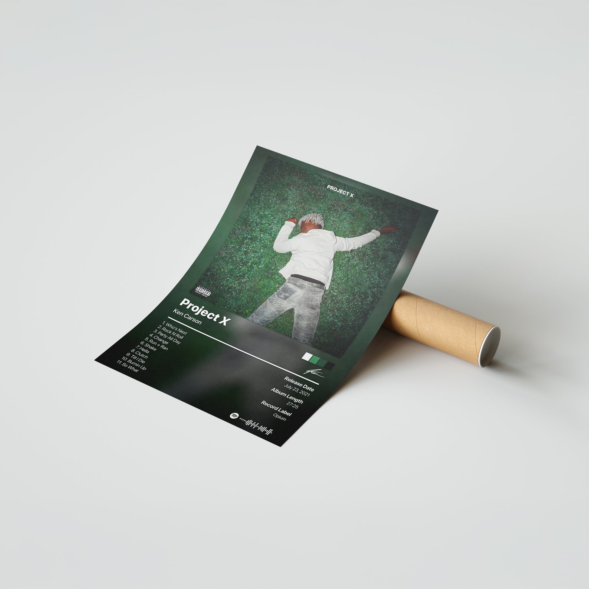 Ken Carson Project X Album Poster