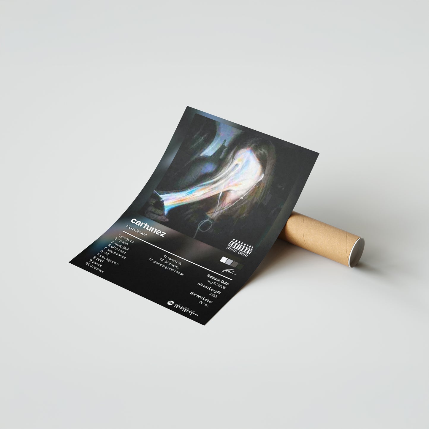 Ken Carson cartunez Album Poster