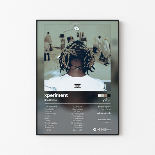Ken Carson xperiment Album Poster