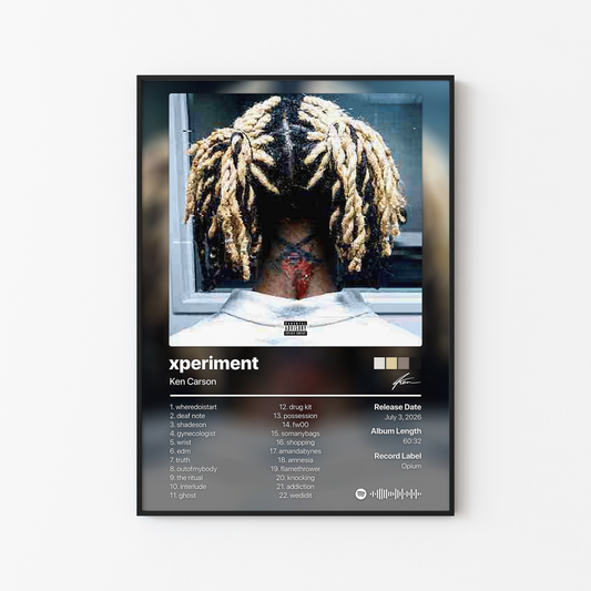 Ken Carson xperiment Album Poster