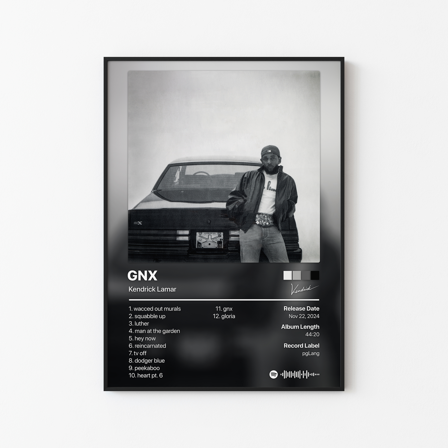 Kendrick Lamar GNX Album Poster