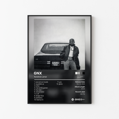 Kendrick Lamar GNX Album Poster