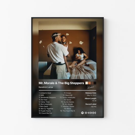 Kendrick Lamar Mr. Morale & The Big Steppers Album Poster