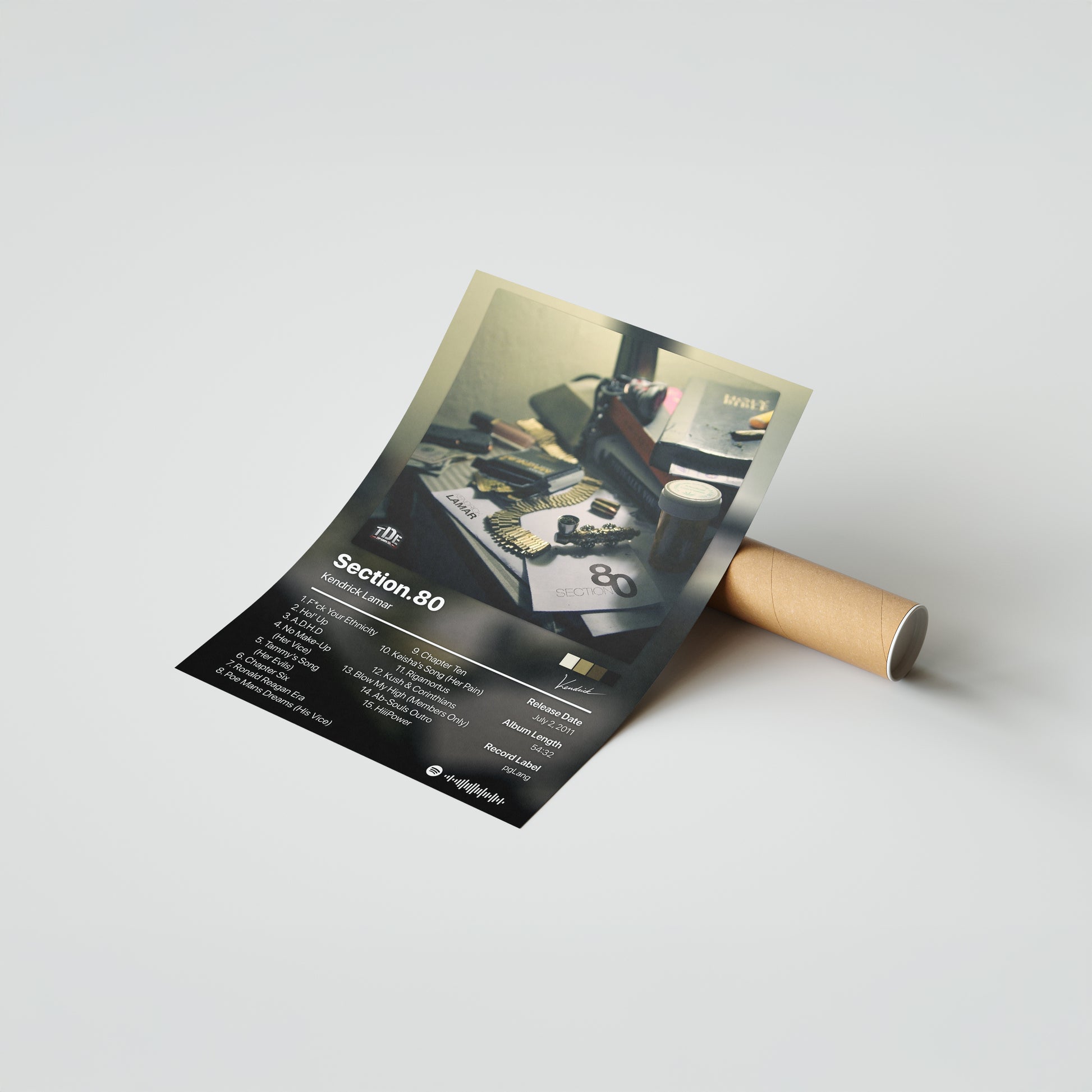 Kendrick Lamar Section.80 Album Poster