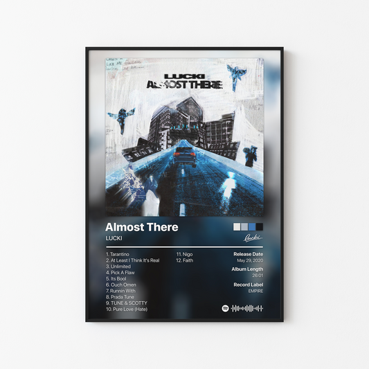LUCKI Almost There Album Poster
