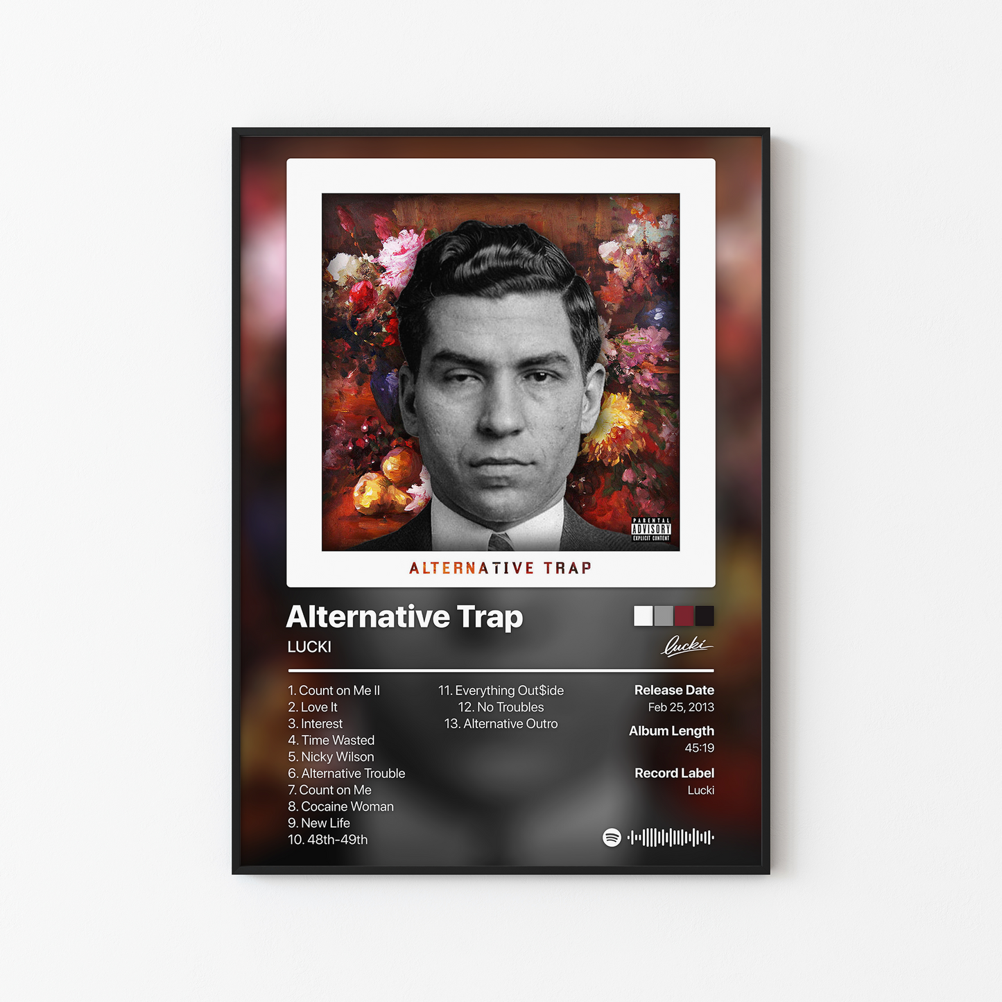 LUCKI Alternative Trap Album Poster