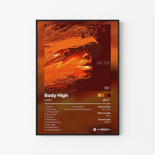 LUCKI Body High Album Poster