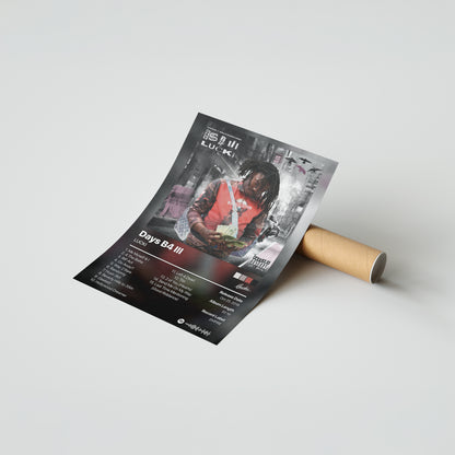 LUCKI Days B4 III Album Poster