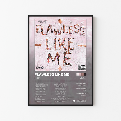 LUCKI FLAWLESS LIKE ME Album Poster