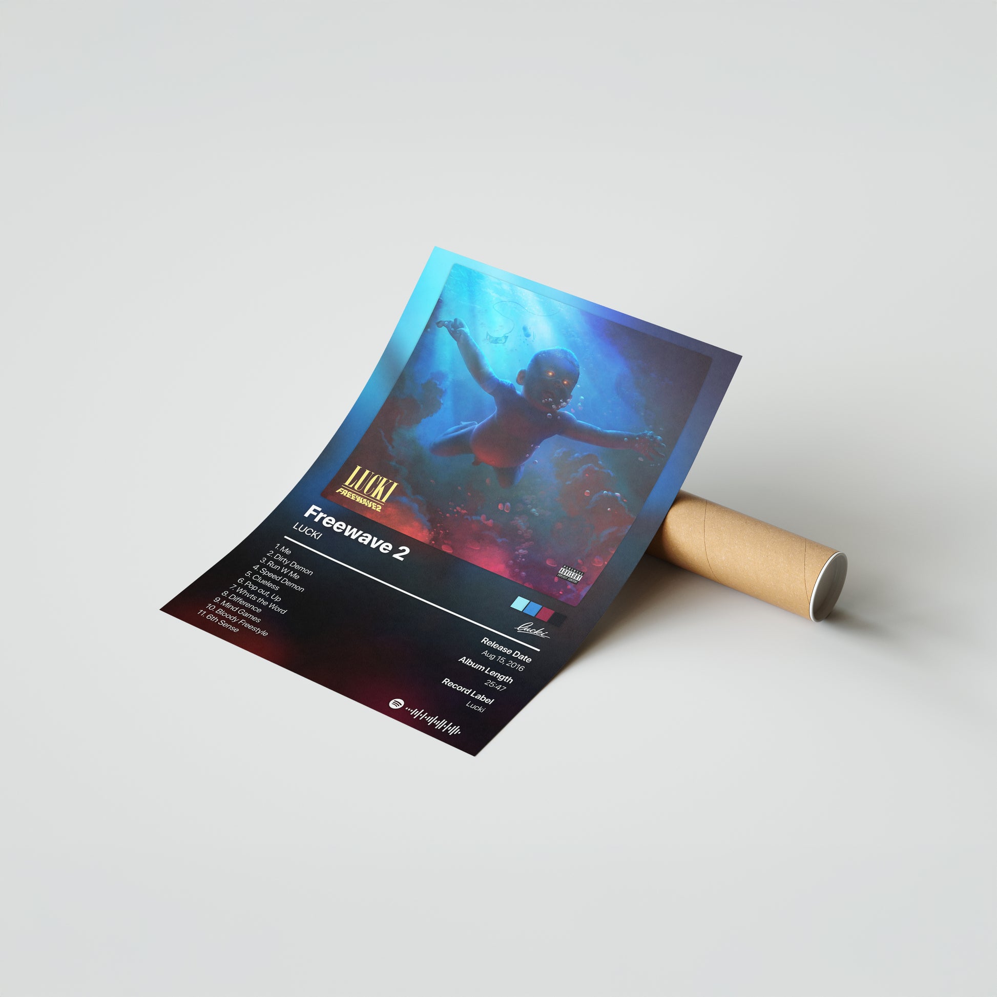 LUCKI Freewave 2 Album Poster
