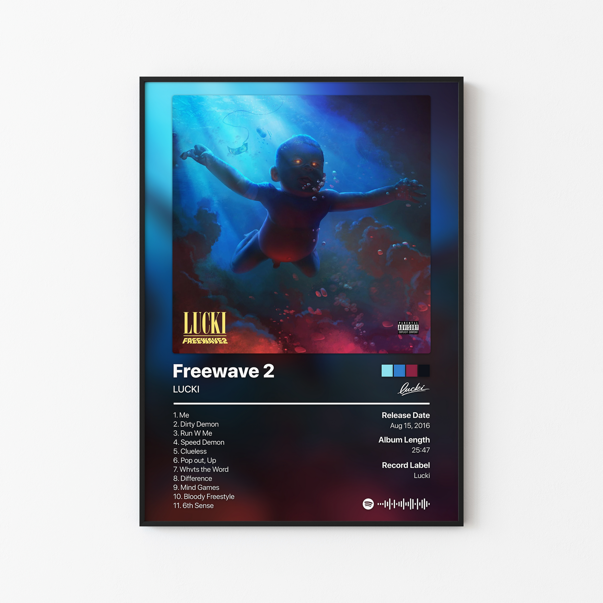 LUCKI Freewave 2 Album Poster