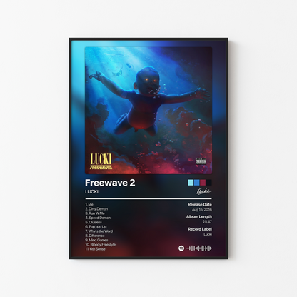 LUCKI Freewave 2 Album Poster