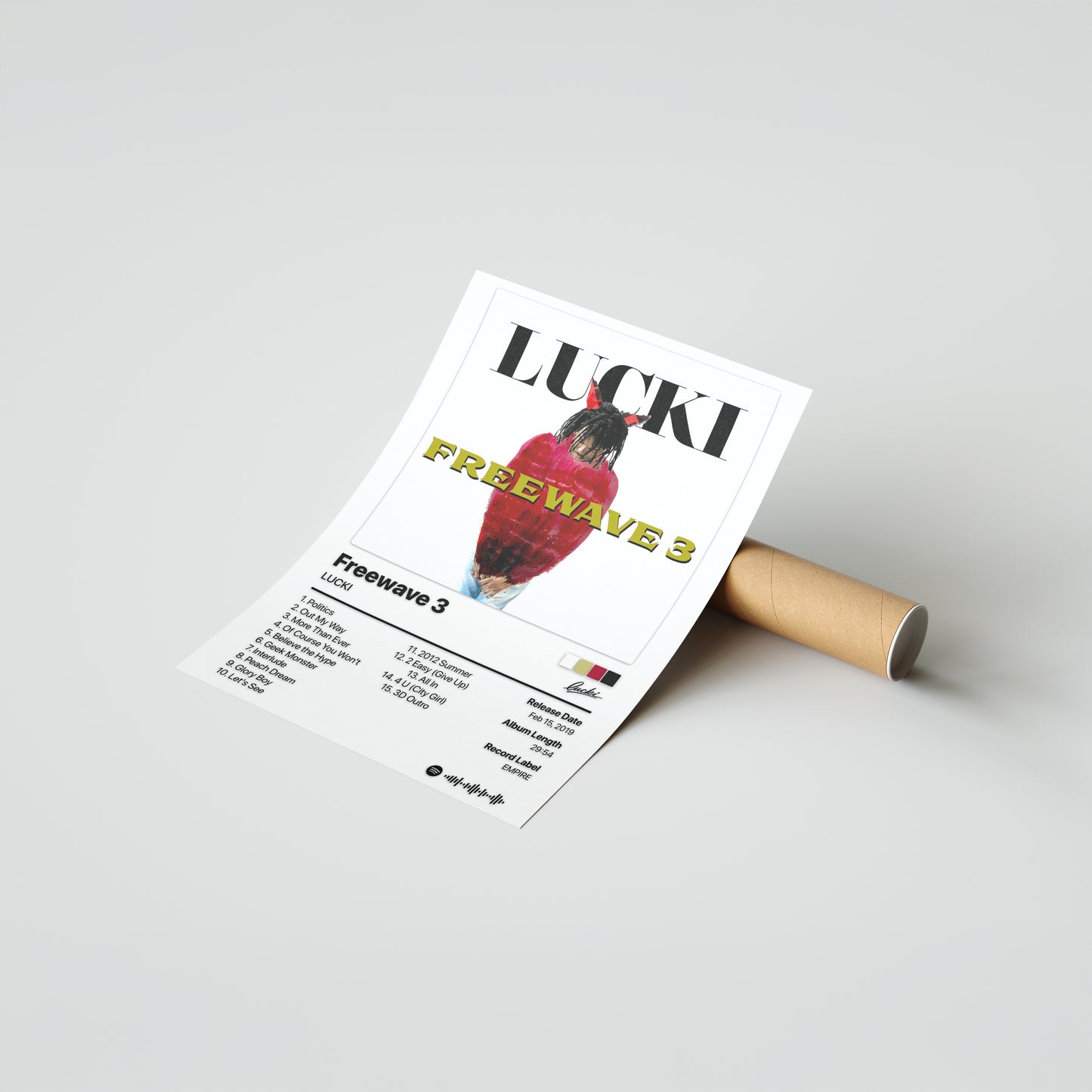LUCKI Freewave 3 Album Poster