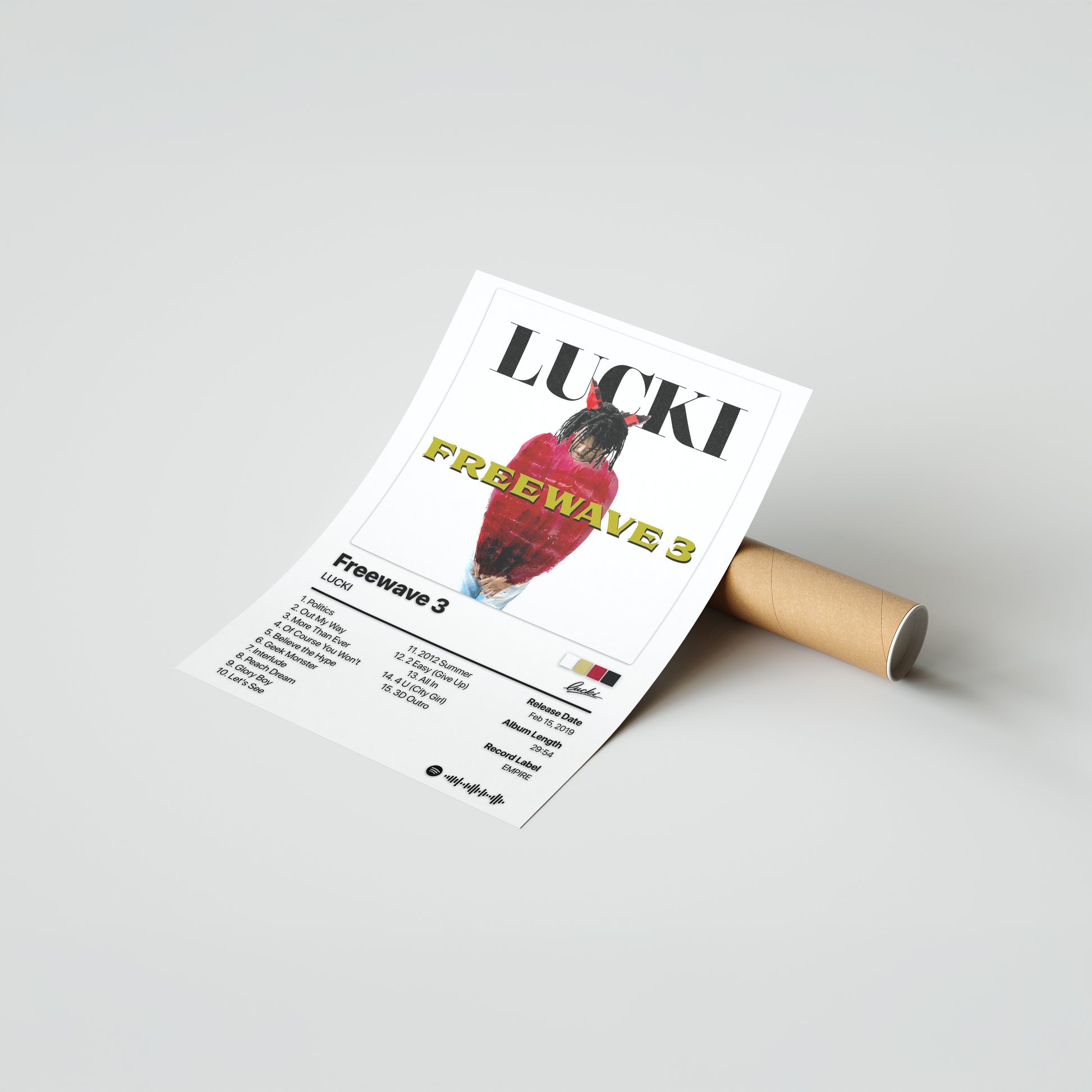 LUCKI Freewave 3 Album Poster