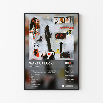 LUCKI WAKE UP LUCKI Album Poster