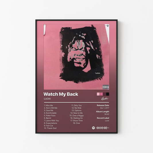 LUCKI Watch My Back Album Poster