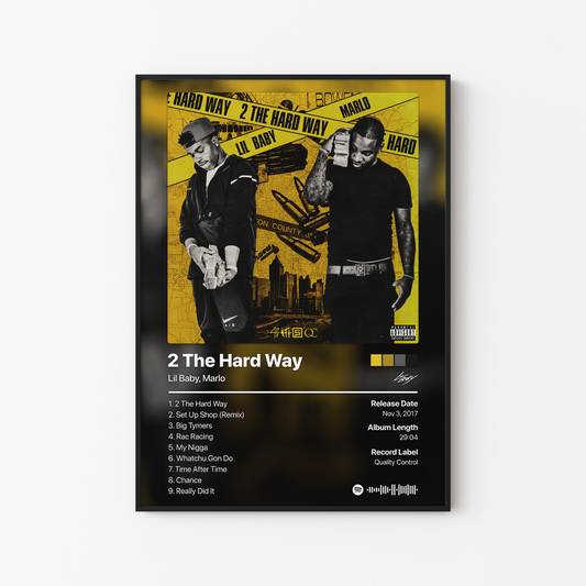 Lil Baby 2 The Hard Way Album Poster