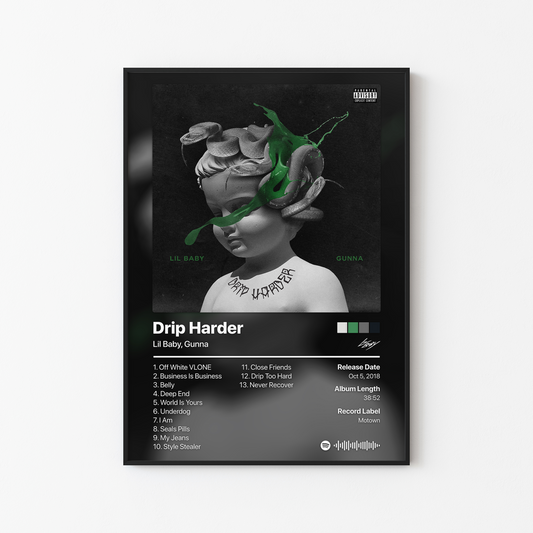 Lil Baby Drip Harder Album Poster