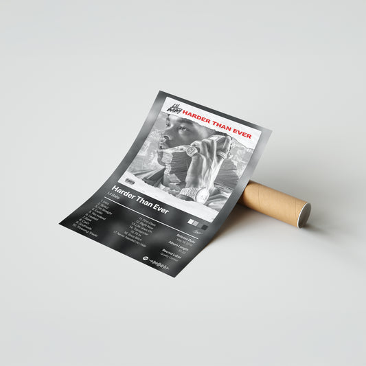 Lil Baby Harder Than Ever Album Poster