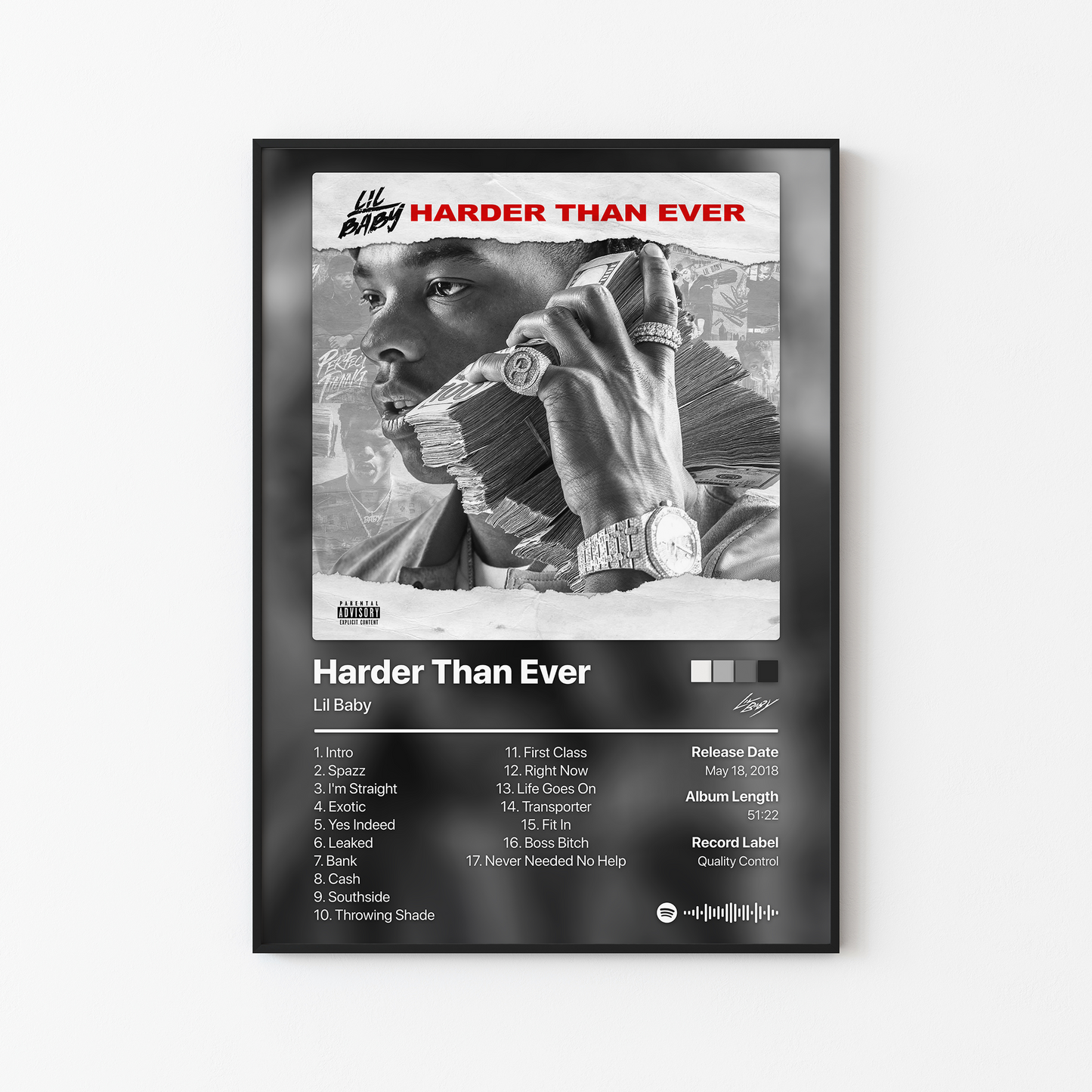 Lil Baby Harder Than Ever Album Poster
