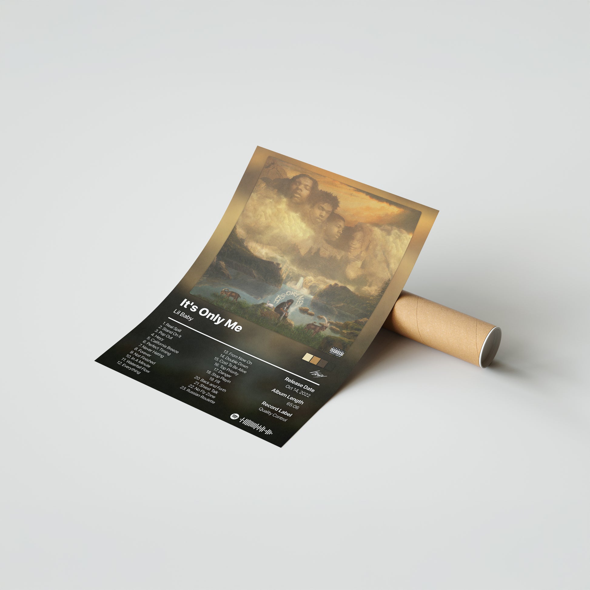 Lil Baby It's Only Me Album Poster