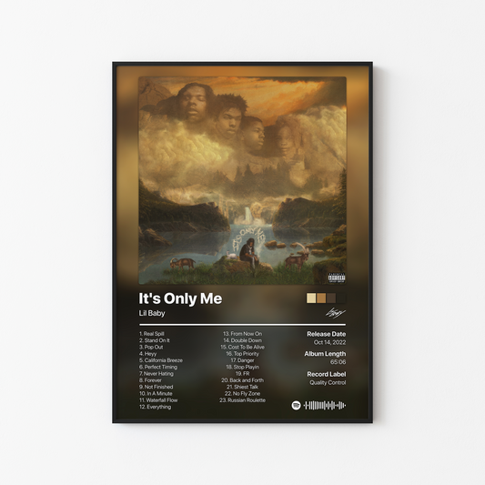 Lil Baby It's Only Me Album Poster