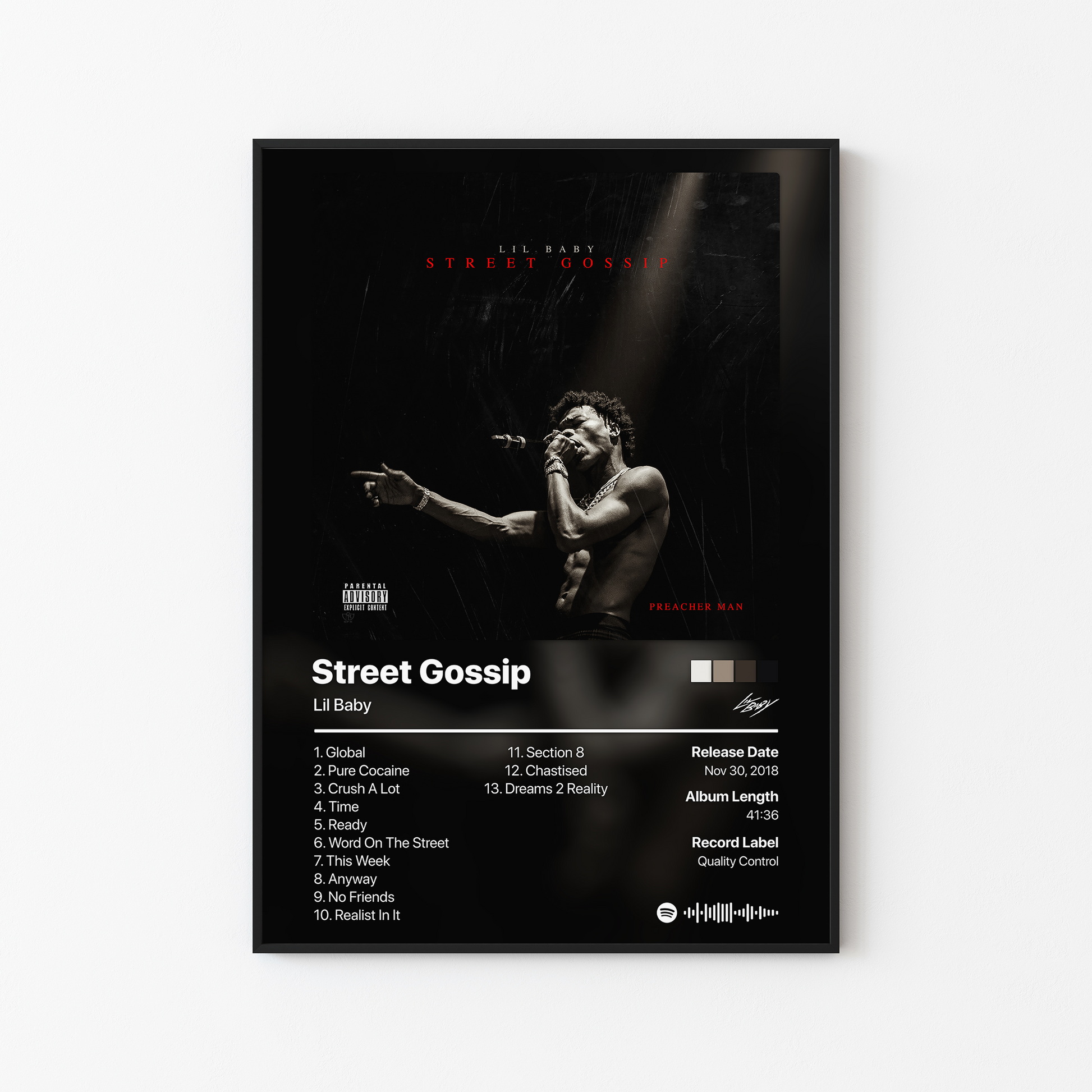 Lil Baby Street Gossip Album Poster