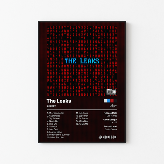 Lil Baby The Leaks Album Poster