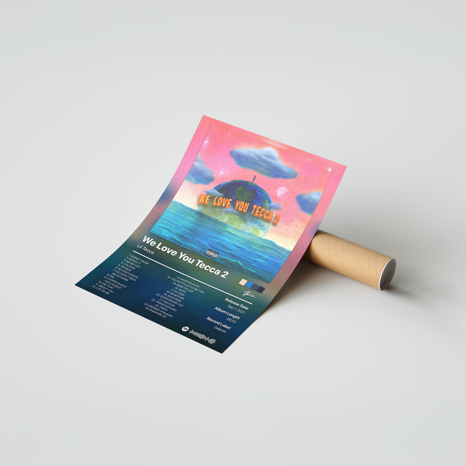 Lil Tecca We Love You Tecca 2 (Deluxe) Album Poster