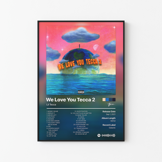 Lil Tecca We Love You Tecca 2 (Deluxe) Album Poster
