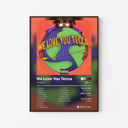 Lil Tecca We Love You Tecca Album Poster