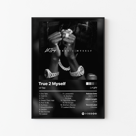 Lil Tjay True 2 Myself Album Poster