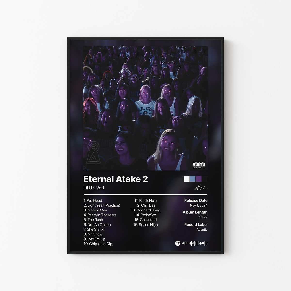 Lil Uzi Vert Eternal Atake 2 Album Poster