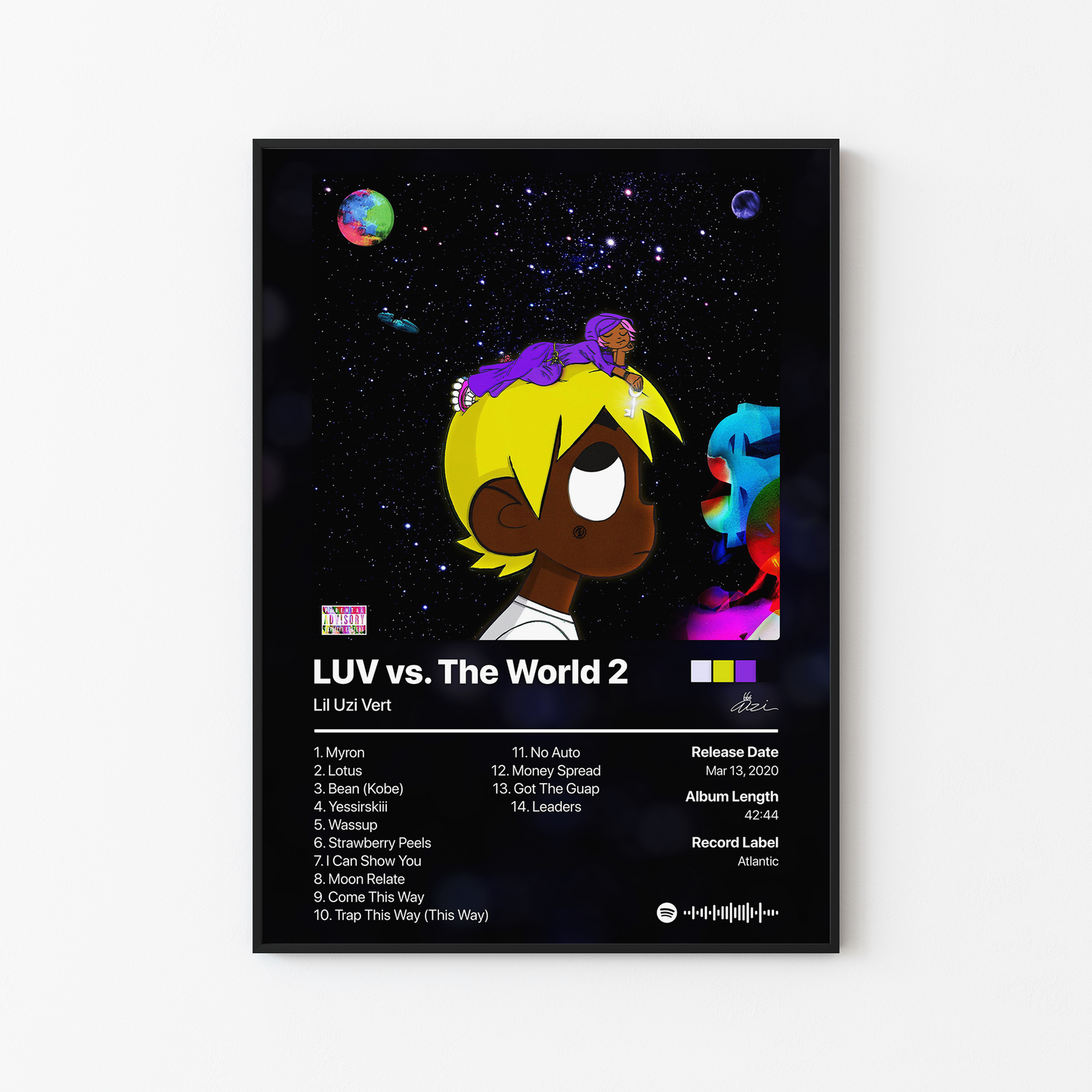 Lil Uzi Vert Eternal Atake (Deluxe) - LUV vs The World 2 Album Poster