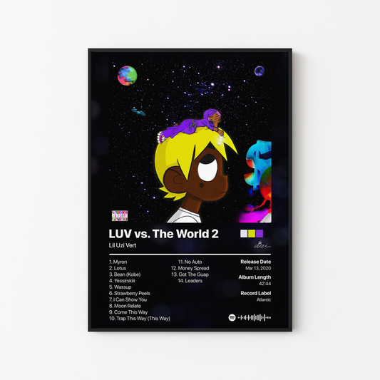 Lil Uzi Vert Eternal Atake (Deluxe) - LUV vs The World 2 Album Poster