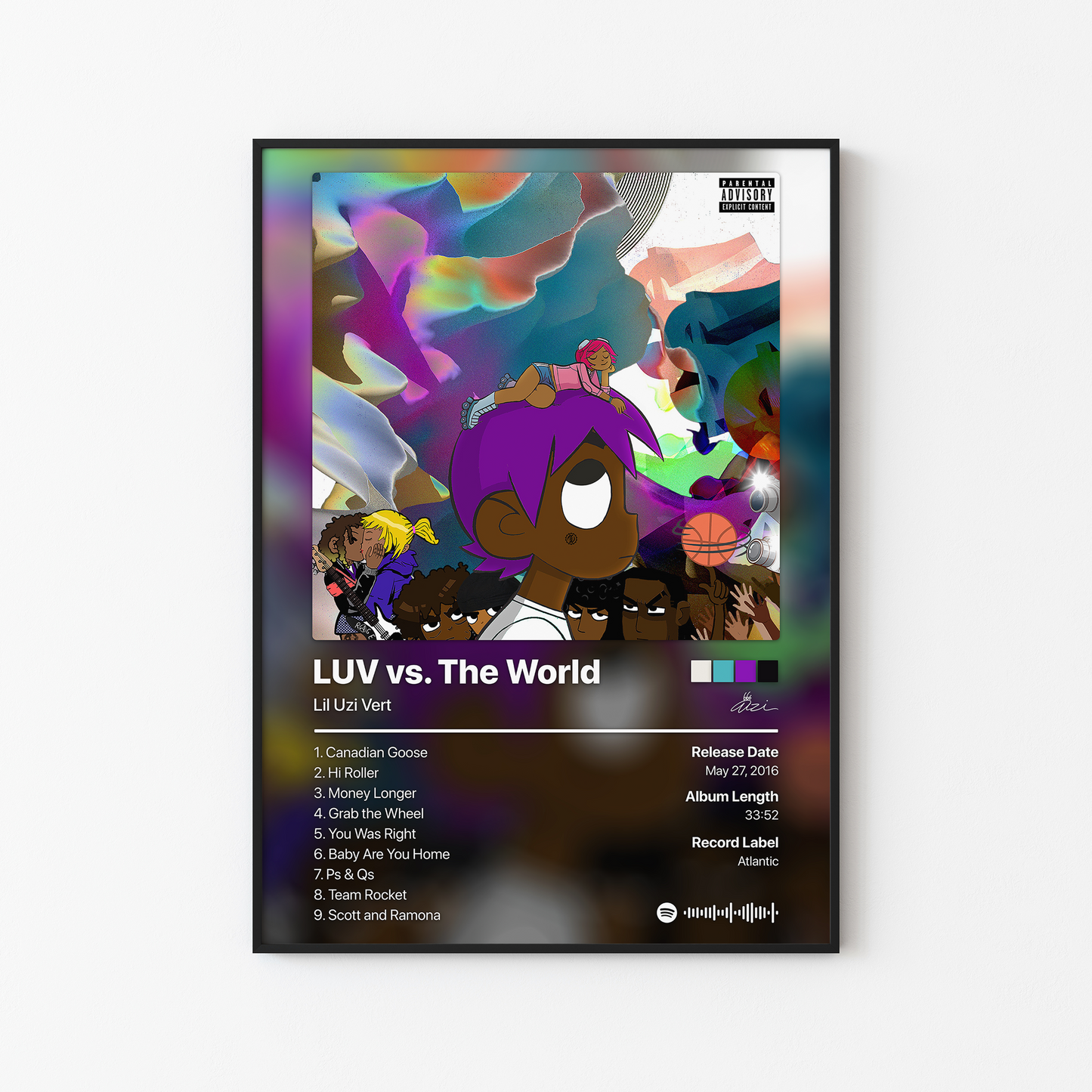 Lil Uzi Vert LUV vs. The World Album Poster