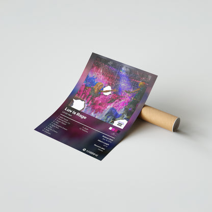 Lil Uzi Vert Luv Is Rage Album Poster